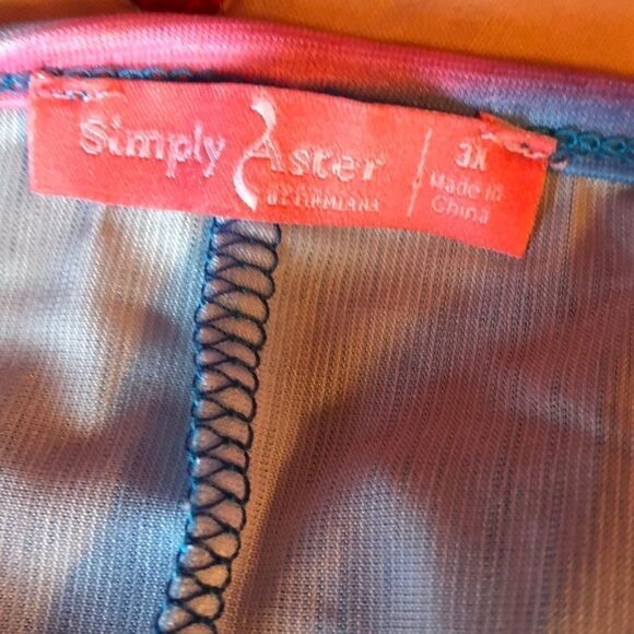 Simply Aster tunic sz 3X - Picture 6 of 6